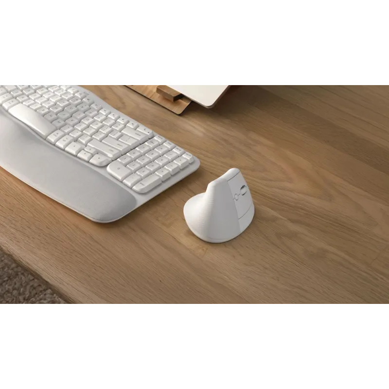 Mouse usb optical wrl vertical-white righ 910-006475 logitech
