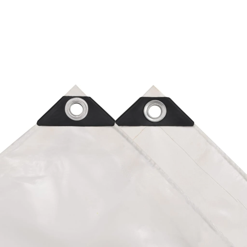 vidaXL brezenta pārklājs, tents, 650 g-m², 3x4 m, balts