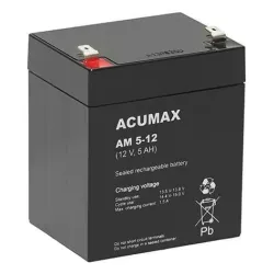 Battery 12v 5ah vrla-am5-12t2 acumax emu