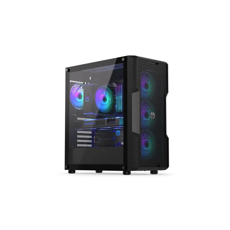 Case-ENDORFY-Regnum 400 ARGB-MidiTower-Case product features Transparent panel-Not included-ATX-MicroATX-MiniITX-Colour