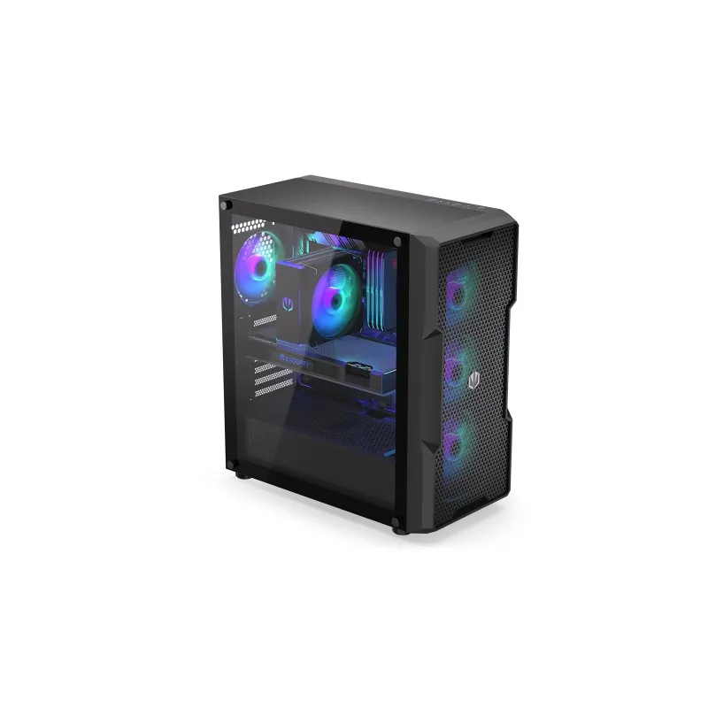 Case-ENDORFY-Regnum 400 ARGB-MidiTower-Case product features Transparent panel-Not included-ATX-MicroATX-MiniITX-Colour