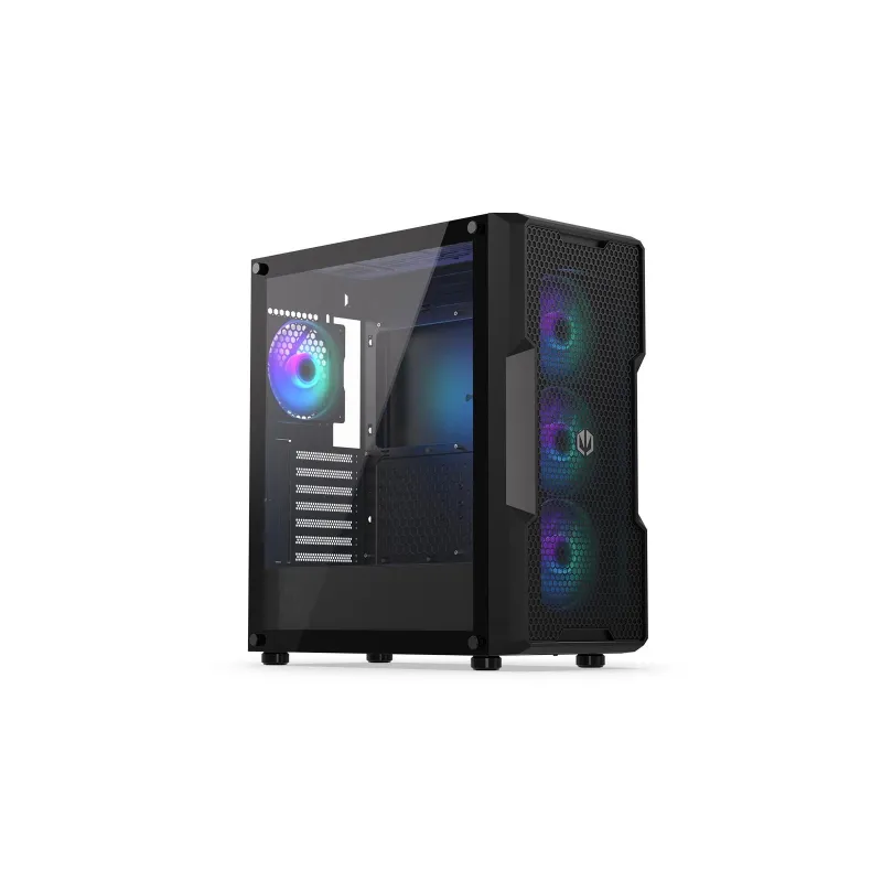 Case-ENDORFY-Regnum 400 ARGB-MidiTower-Case product features Transparent panel-Not included-ATX-MicroATX-MiniITX-Colour