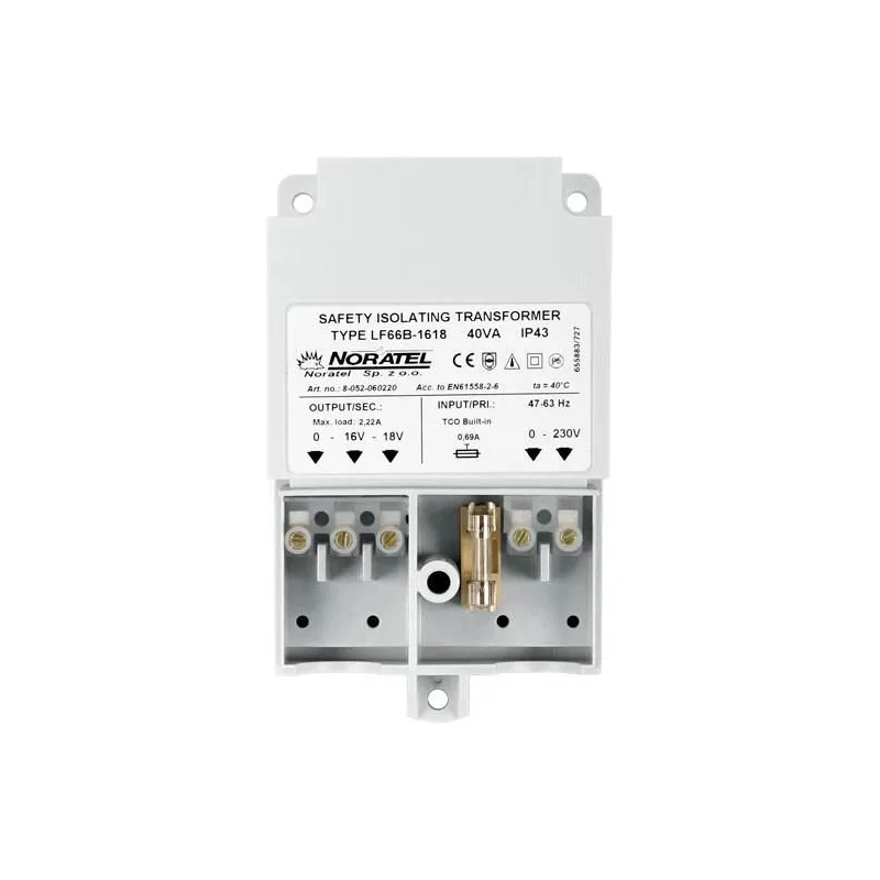 Transformer 230v-18v dc 40va-tr40va satel
