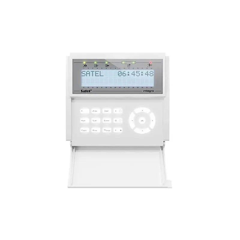 Keypad lcd -integra white-int-klcd-w satel