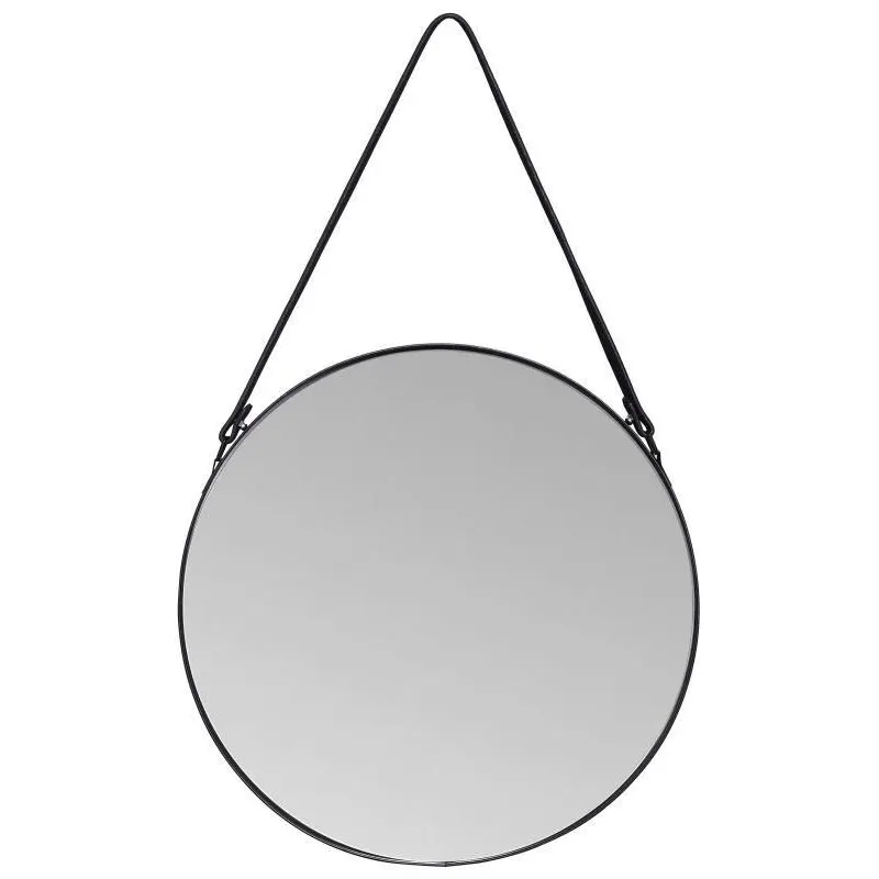 Veid pakab perito su juod rėm apval 80cm