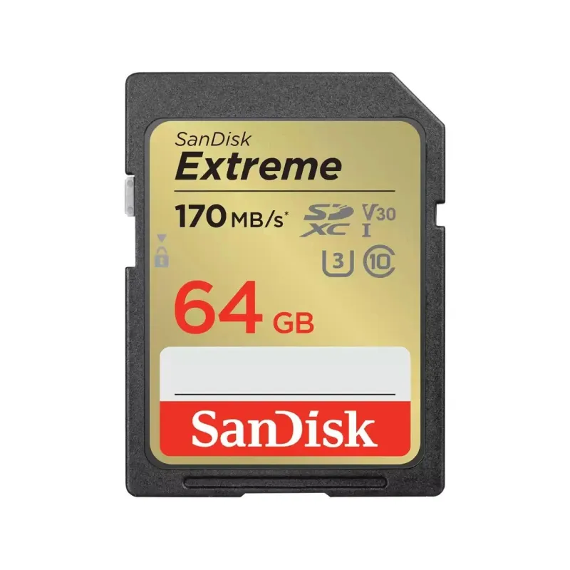 Memory sdxc 64gb uhs-1-sdsdxv2-064g-gncin sandisk