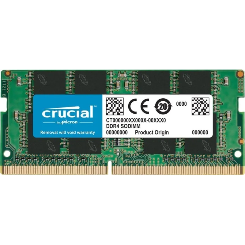 Nb memory 8gb pc25600 ddr4-so ct8g4sfra32a crucial