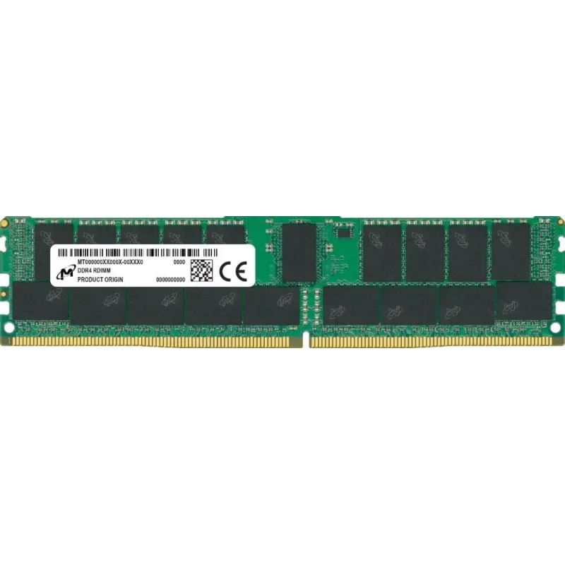 Server Memory Module-MICRON-DDR4-16GB-RDIMM-ECC-3200 MHz-1.2 V-Chip Organization 2048Mx72-MTA18ASF2G72PDZ-3G2R
