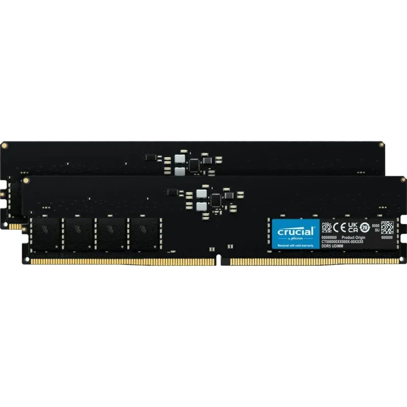 Memory dimm 64gb ddr5-5600-kit2 ct2k32g56c46u5 crucial