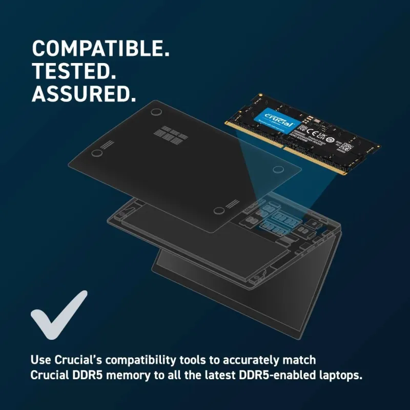 Nb memory 32gb ddr5-5600 so-ct32g56c46s5 crucial