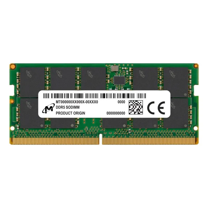 Server Memory Module-MICRON-DDR5-16GB-ECC-5600 MHz-CL 46-1.1 V-MTC10C1084S1TC56BR