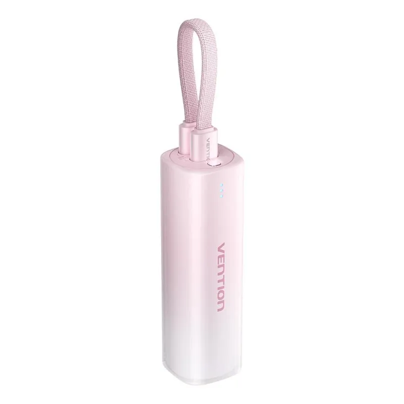 Power bank usb 5000mah 20w-red fhwr0 vention