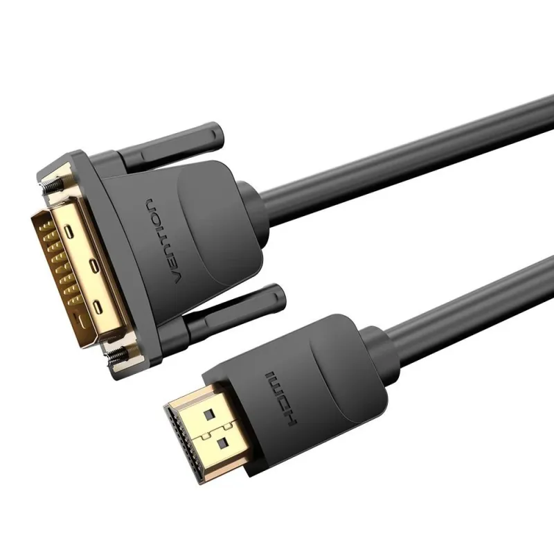 Cable hdmi to dvi 2m-black abfbh vention