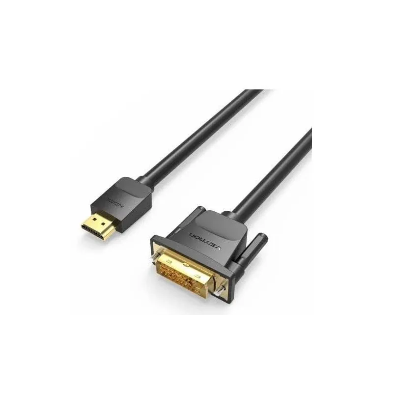 Cable hdmi to dvi 5m-black abfbj vention