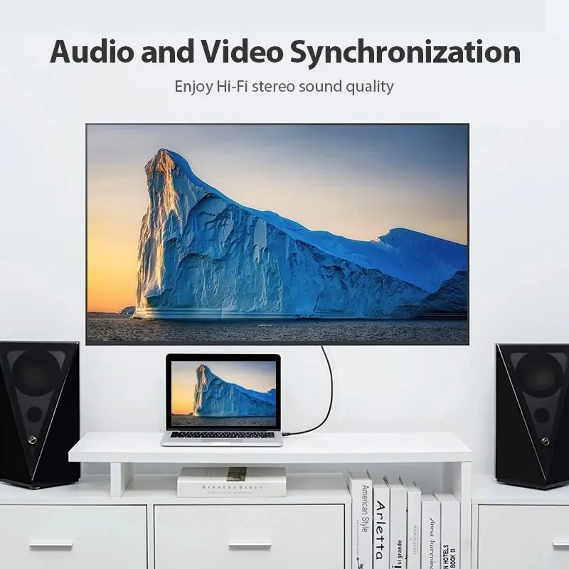 Cable hdmi 2m-black aaibh vention