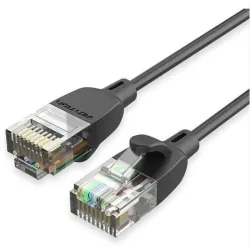 Patch cable cat.6a utp-5m black ibibj vention