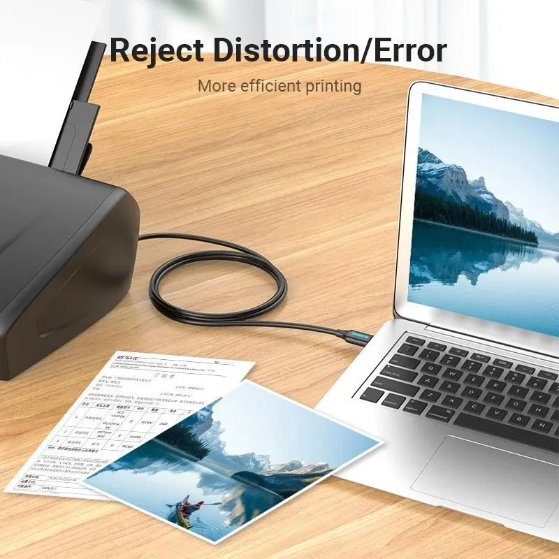 Cable usb2.0 male to male-0.5m black coqbd vention