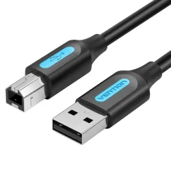 Cable usb2.0 male to male-5m black coqbj vention