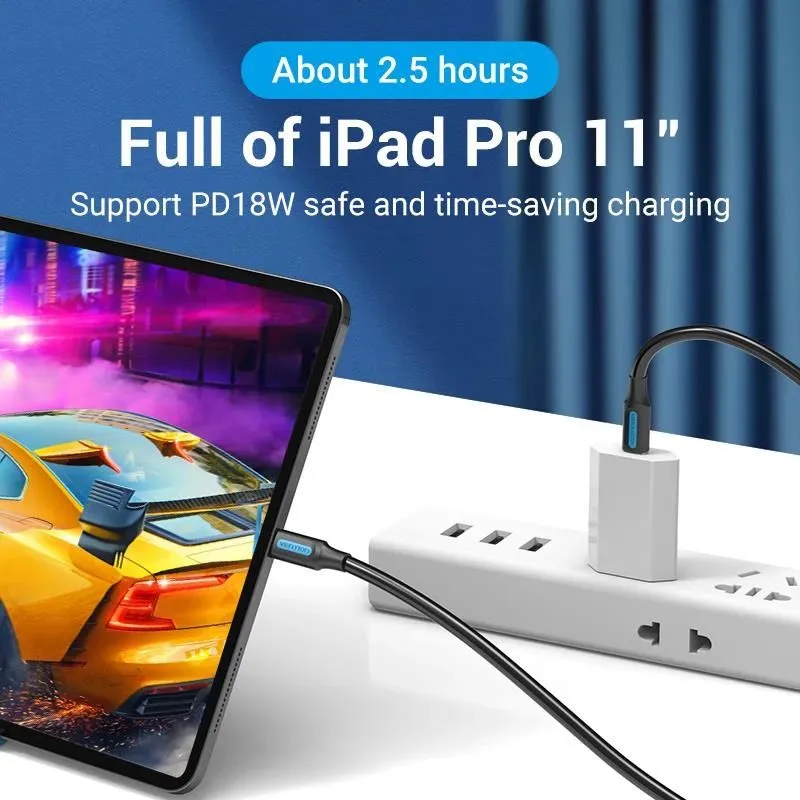 Cable usb-c to usb-c-1m black cosbf vention