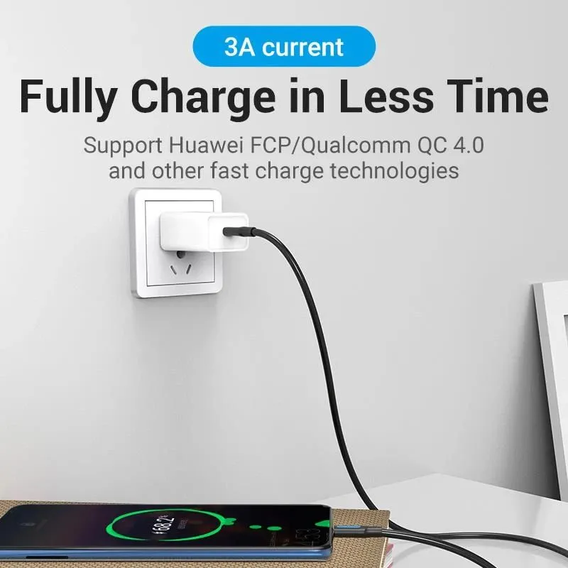 Cable usb-c to usb-c-1m black cosbf vention