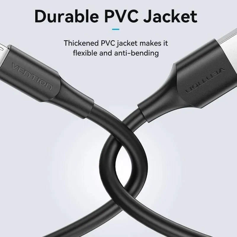 Cable usb2.0 to micro-b-1m black ctibf vention