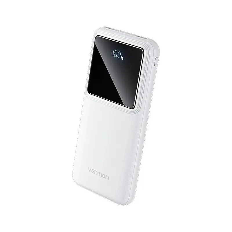 Power bank usb 10000mah 22.5w-usb white fhkw0 vention