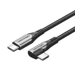 Cable usb-c to usb-c-1m gray trahf vention