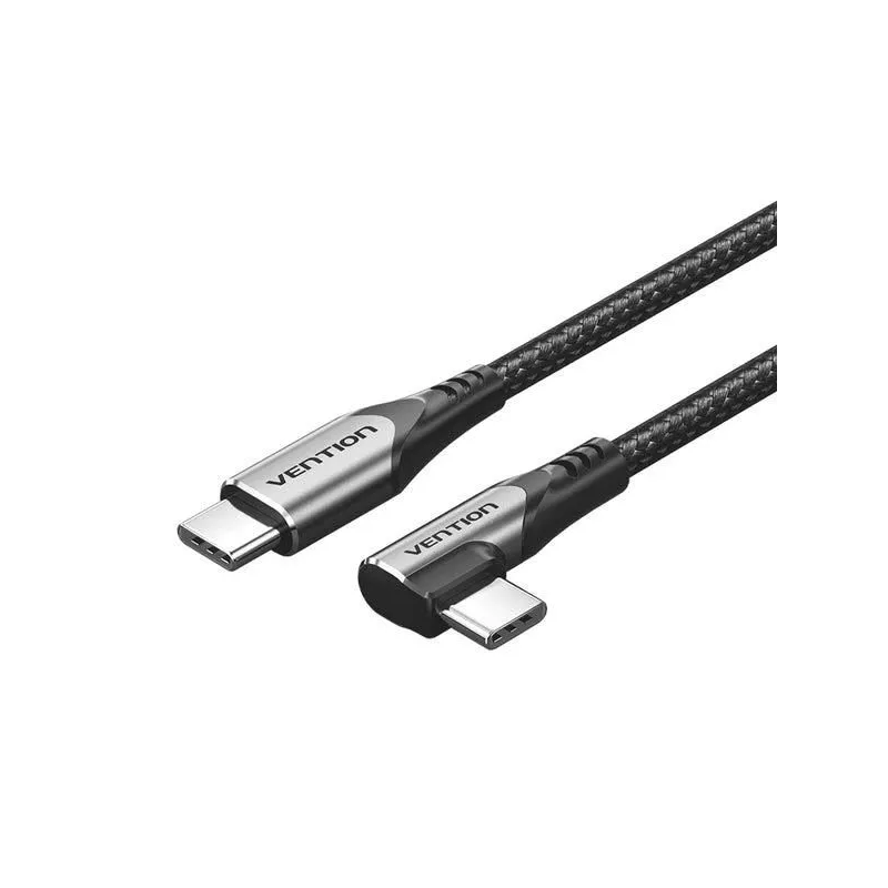 Cable usb-c to usb-c-1m gray trahf vention