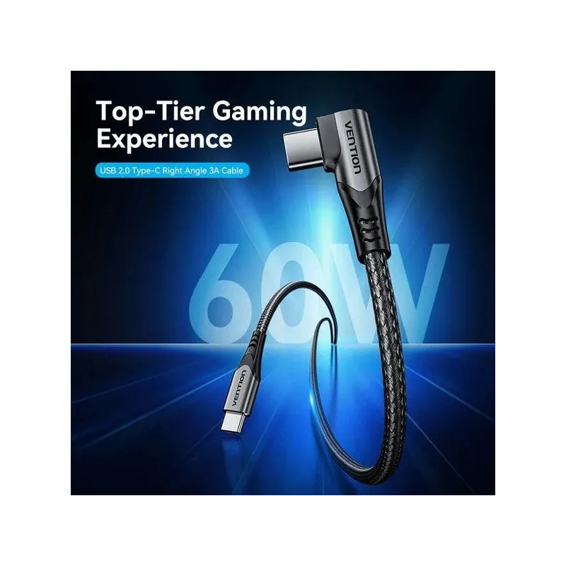 Cable usb-c to usb-c-1m gray trahf vention