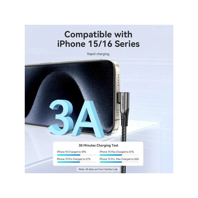 Cable usb-c to usb-c-1m gray trahf vention