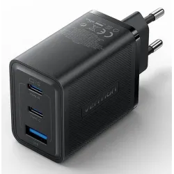 Mobile charger wall 65w usb-3p black ferb0-eu vention