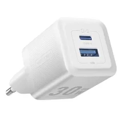 Mobile charger wall 30w usb-2p white feqw0-eu vention