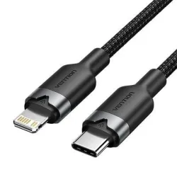 Cable usb-c to lightning-2m black lalbh vention