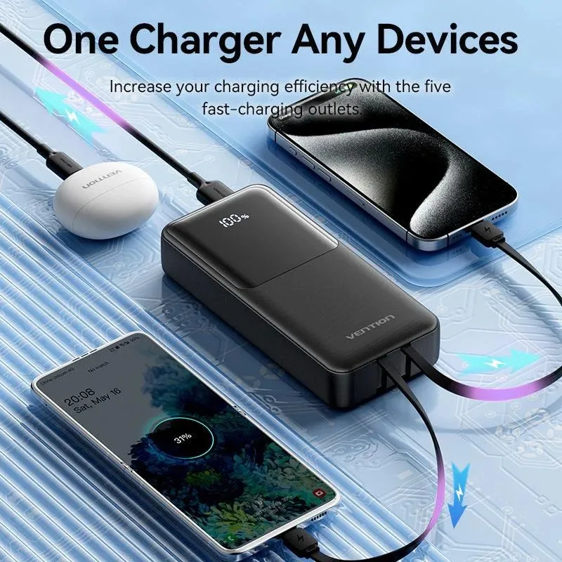 Power bank usb 20000mah 22.5w-black fhpb0 vention