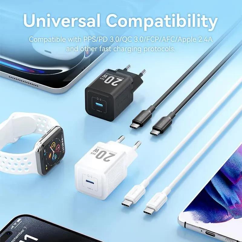 Mobile charger wall usb +cable-20w tz-fepb0-eu-01 vention