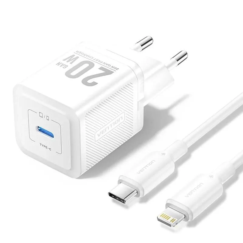 Mobile charger wall usb-c-20w tz-fepw0-eu-02 vention