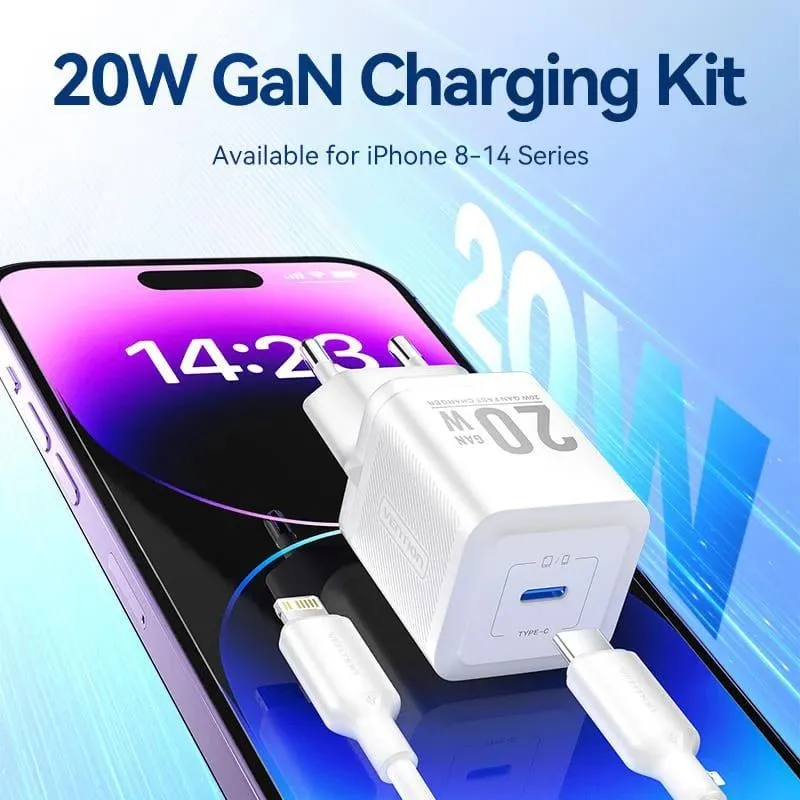Mobile charger wall usb-c-20w tz-fepw0-eu-02 vention