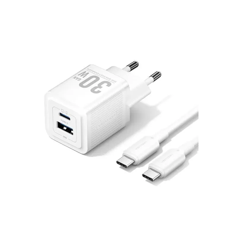 Mobile charger wall usb +cable-30w 2p tz-feqw0-eu-01 vention
