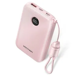 Power bank usb 10000mah 22.5w-pink fkap0-c vention