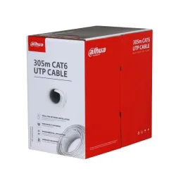 Cable cat6 utp 305m cca white-pfm922i-6un-c-white dahua