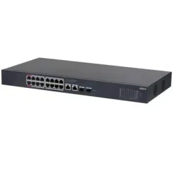 Switch-DAHUA-Desktop-pedestal-Rack-16x10Base-T - 100Base-TX - 1000Base-T-2xSFP-PoE ports 16-CS4220-16GT-240