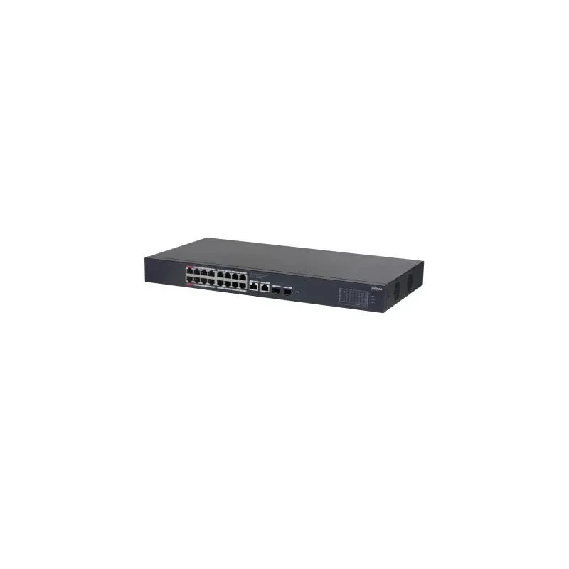 Switch-DAHUA-Desktop-pedestal-Rack-16x10Base-T - 100Base-TX - 1000Base-T-2xSFP-PoE ports 16-CS4220-16GT-240