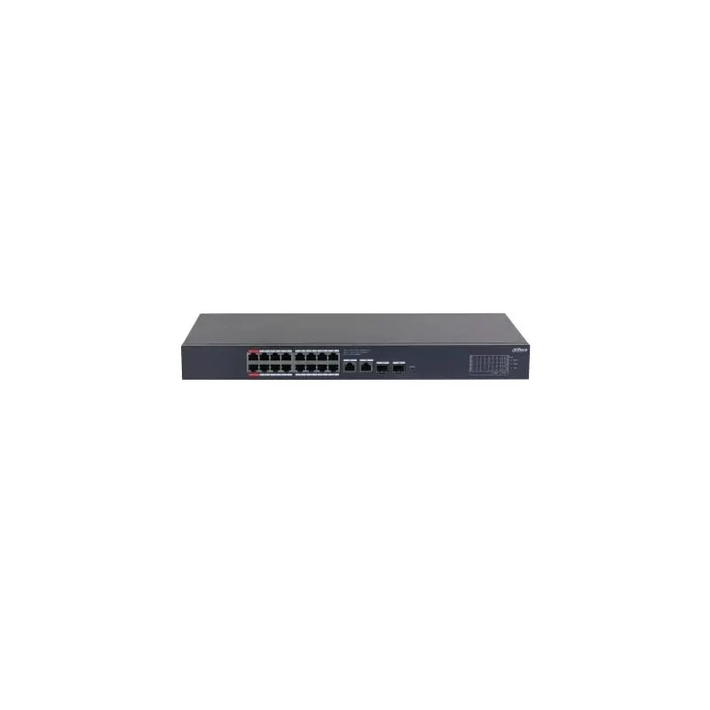 Switch-DAHUA-Desktop-pedestal-Rack-16x10Base-T - 100Base-TX - 1000Base-T-2xSFP-PoE ports 16-CS4220-16GT-240