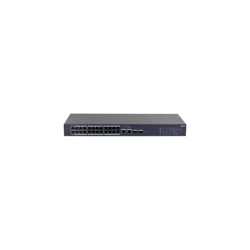 Switch-DAHUA-CS4226-24ET-375-Type L2-Desktop-pedestal-PoE ports 24-375 Watts-DH-CS4226-24ET-375
