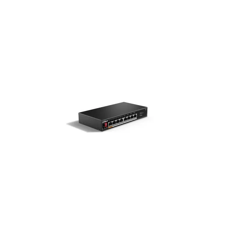 Switch-DAHUA-Desktop-pedestal-8x10Base-T - 100Base-TX-PoE ports 4-60 Watts-SF1008LP