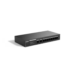 Switch-DAHUA-10-Port Economical Gigabit PoE Switch with 8-Port PoE-Type L2-SG1010LP