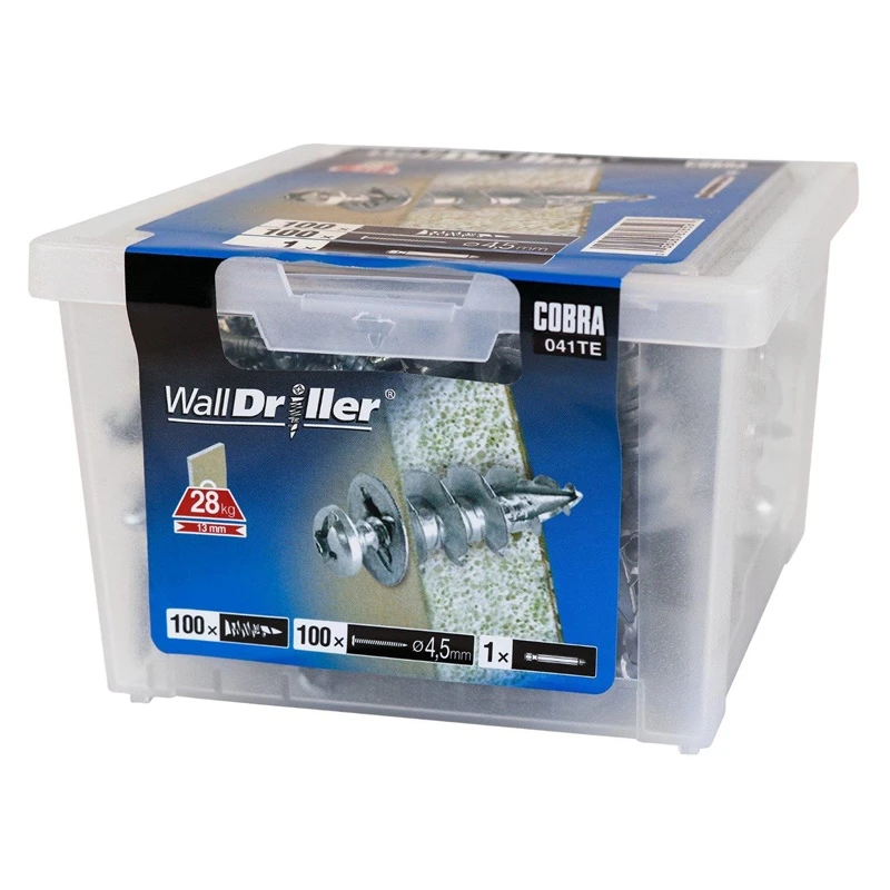 Ieskrūvējamie GKP skrūvējami elementi. 4 x 25 mm. metāla. 100 gab.