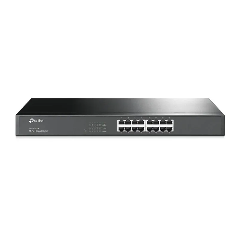 TP-LINK - Switch - TL-SG1016 - Unmanaged - Rackmountable - Gigabit Ethernet ,copper, ports quantity 16 - 60 month,s,