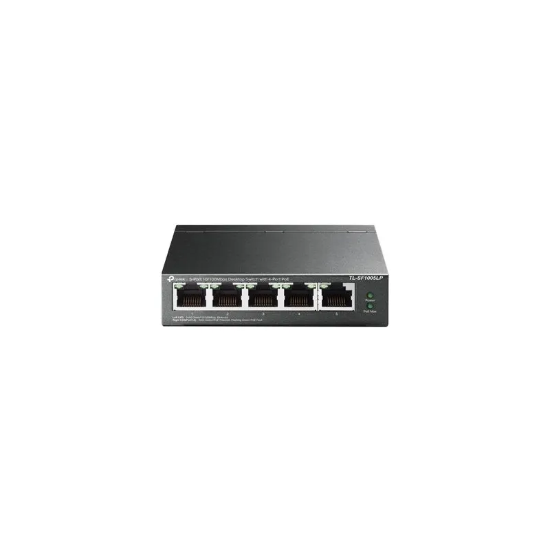 Switch-TP-LINK-5x10Base-T - 100Base-TX-PoE ports 4-TL-SF1005LP