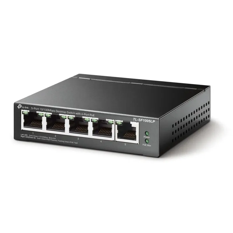 Switch-TP-LINK-5x10Base-T - 100Base-TX-PoE ports 4-TL-SF1005LP